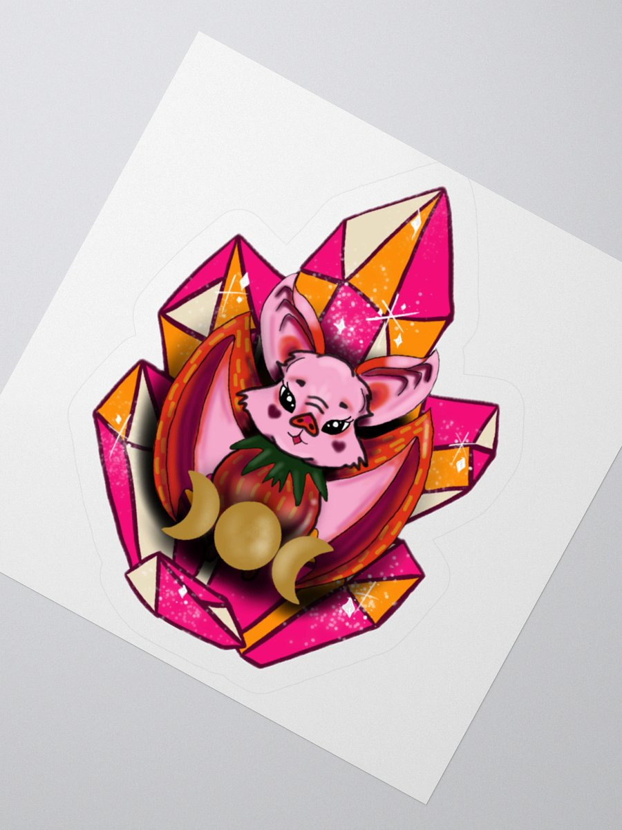 Lunar Bat Kiss Cut Stickers product image (5)