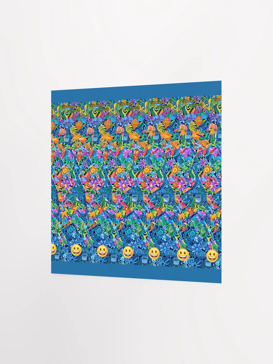 Be Happy - 3D Stereogram Poster product image (8)