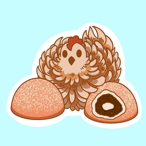 frizzle Snowball!!! And the last of these plucky pastry birdies for now! 

#frizzlechicken #snowball #chickenillustration #il...
