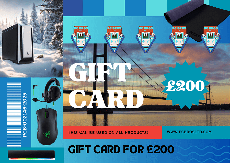 PC Bros Ltd £200 Gift Card product image (1)