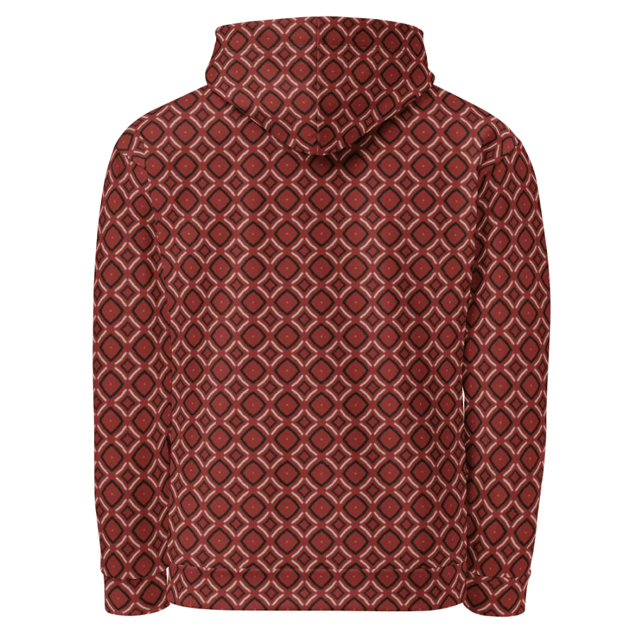Bumble Delight Geometric Allover Print Hoodie for Men and Women product image (4)