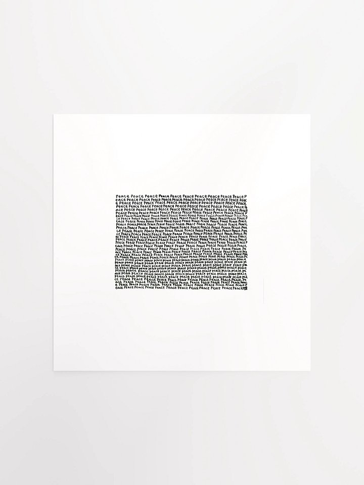 Peace 1 panel card print product image (2)