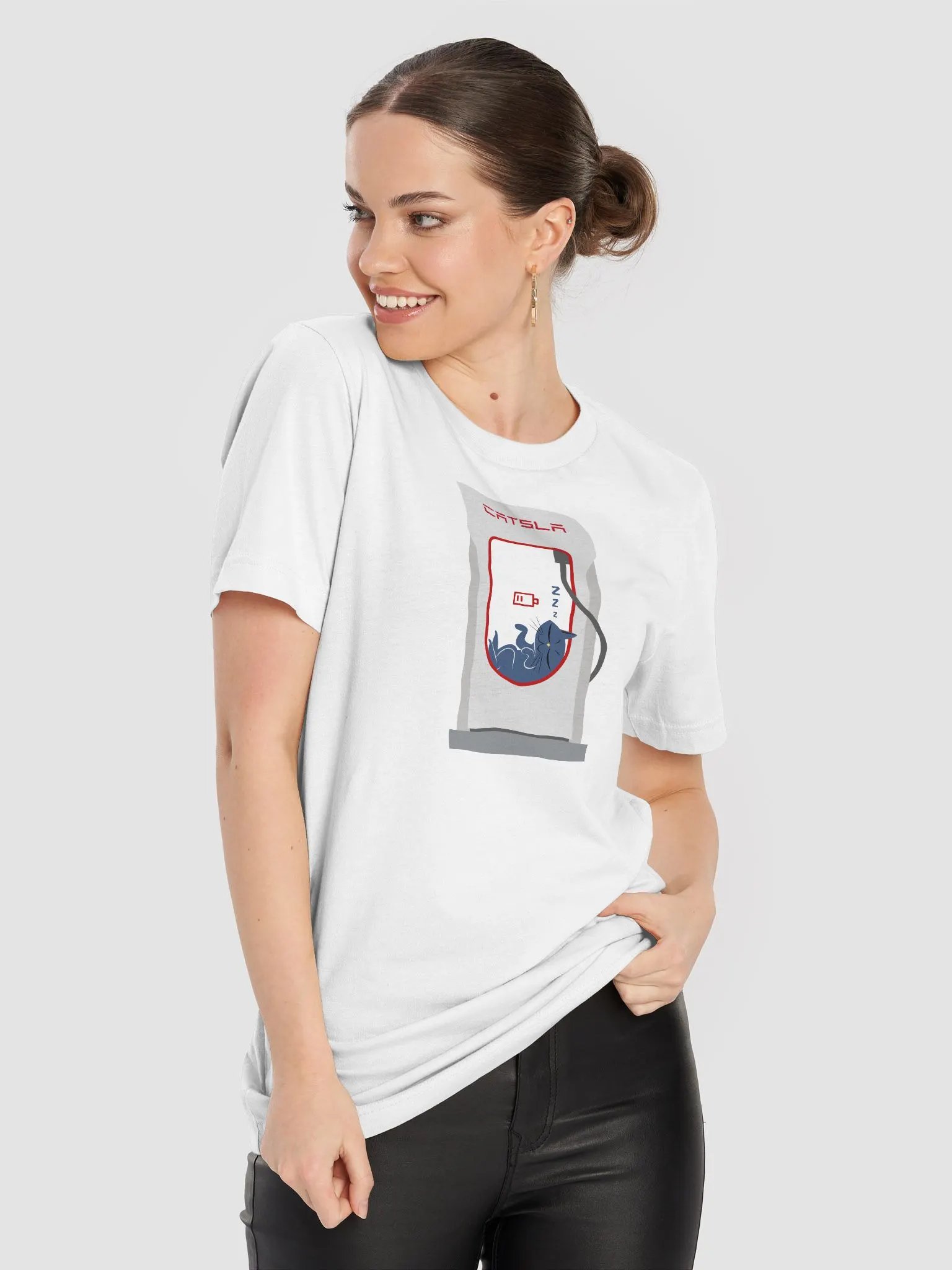 CATSLA Lightweight Unisex T-Shirt product image (2)
