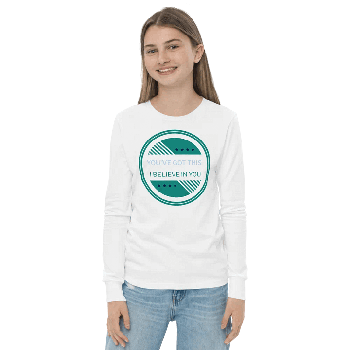 you've got this, youth long sleeve tee product image (2)