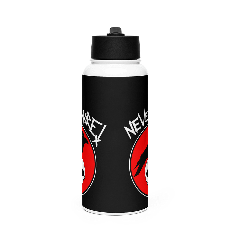 "Nevermore" Stainless Steel Water Bottle product image (1)