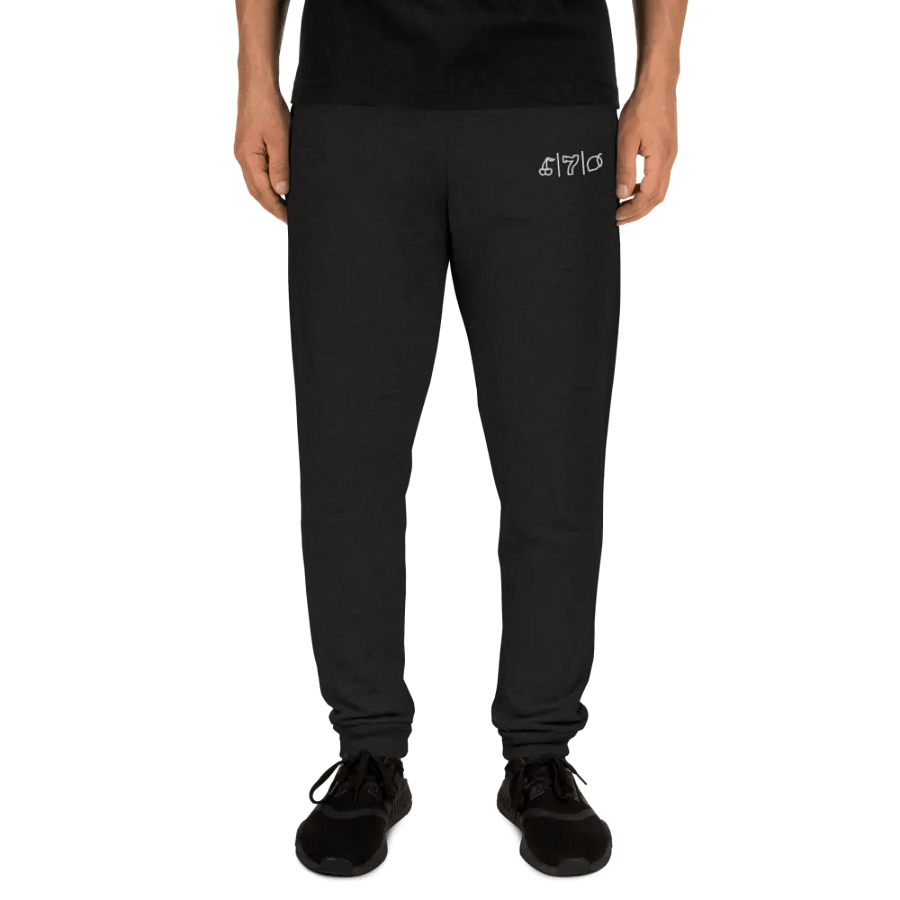 Cdog Spins Black Stitch Joggers product image (2)
