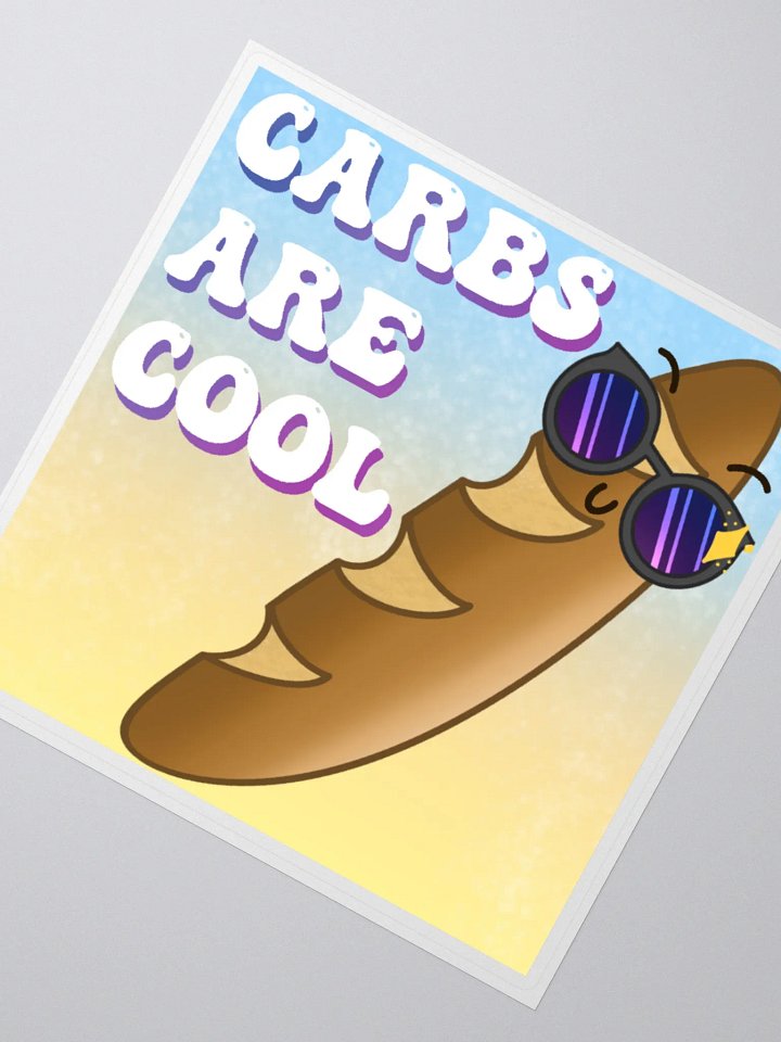 Carbs are Cool Sticker product image (4)