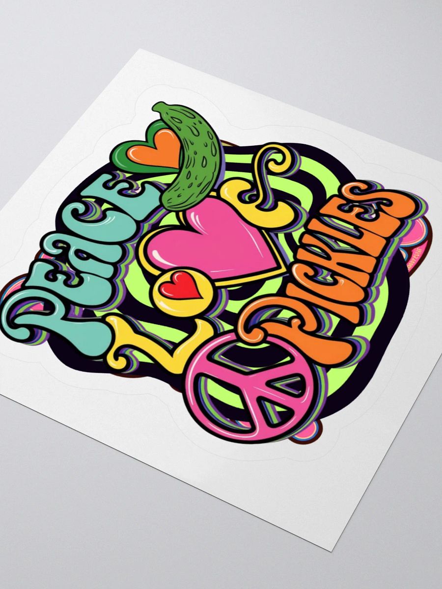Peace, Love, and Pickles Sticker Set product image (7)