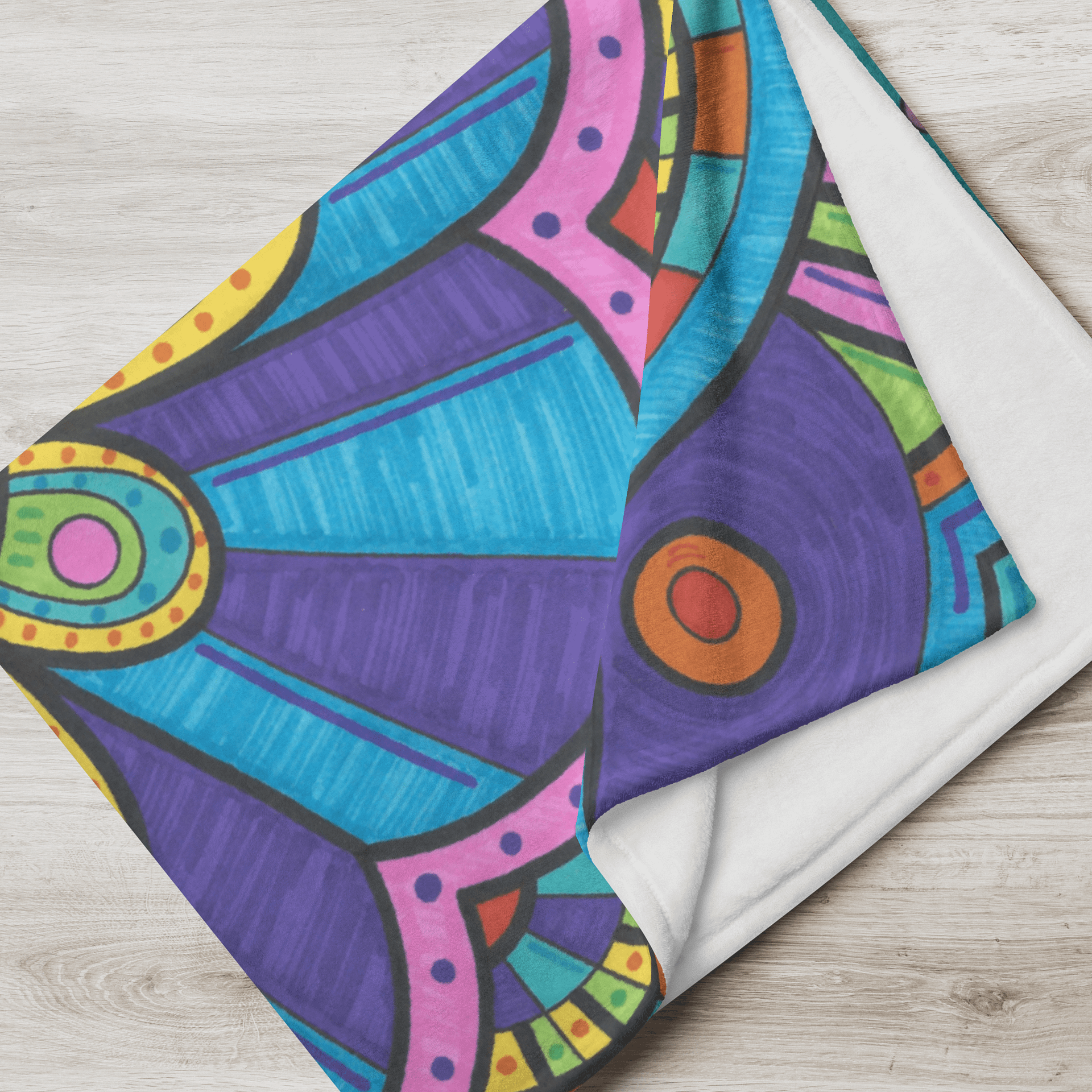 Purple Mandala Blanket product image (4)