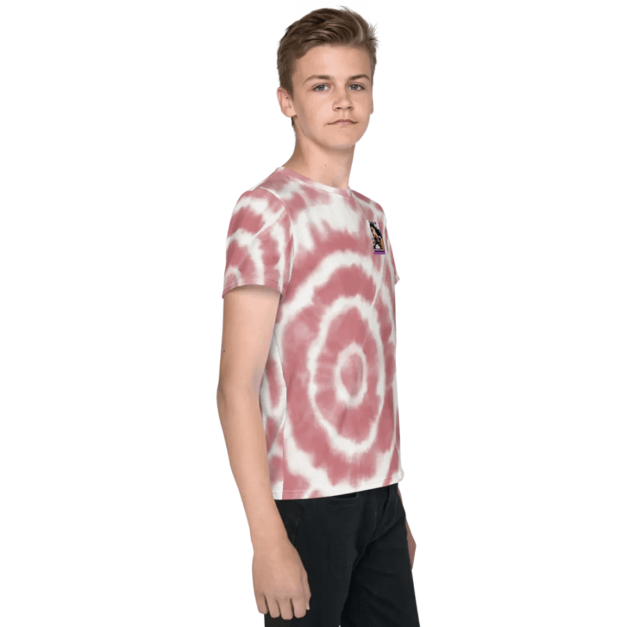 Retro Vibes Youth Tie-Dye T-Shirt product image (8)