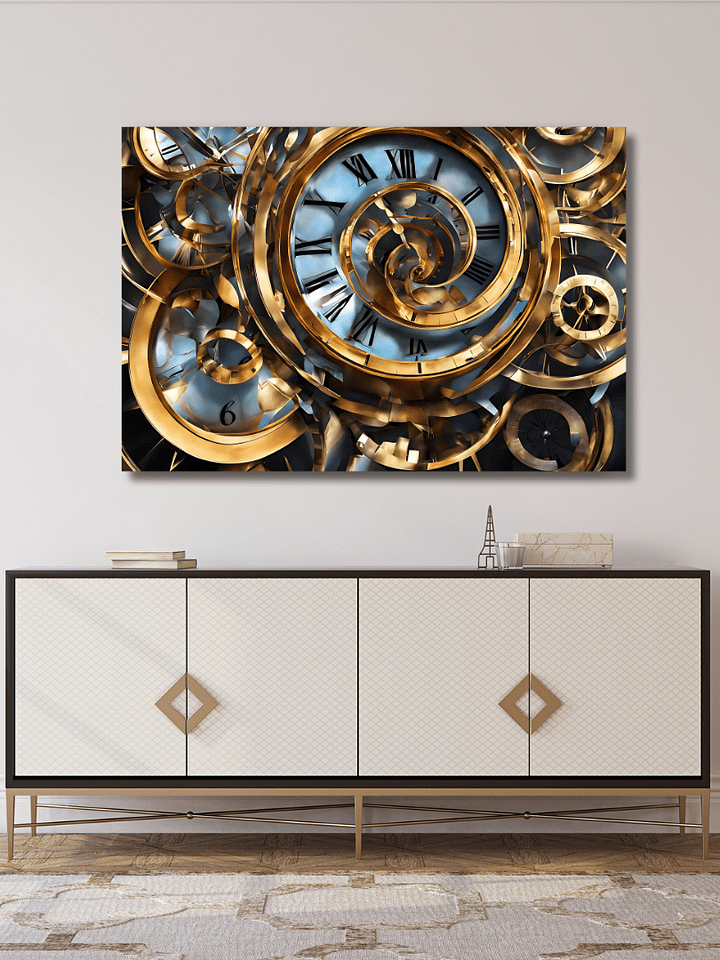 Time Confusion-5 | Artistic Wall Painting product image (2)