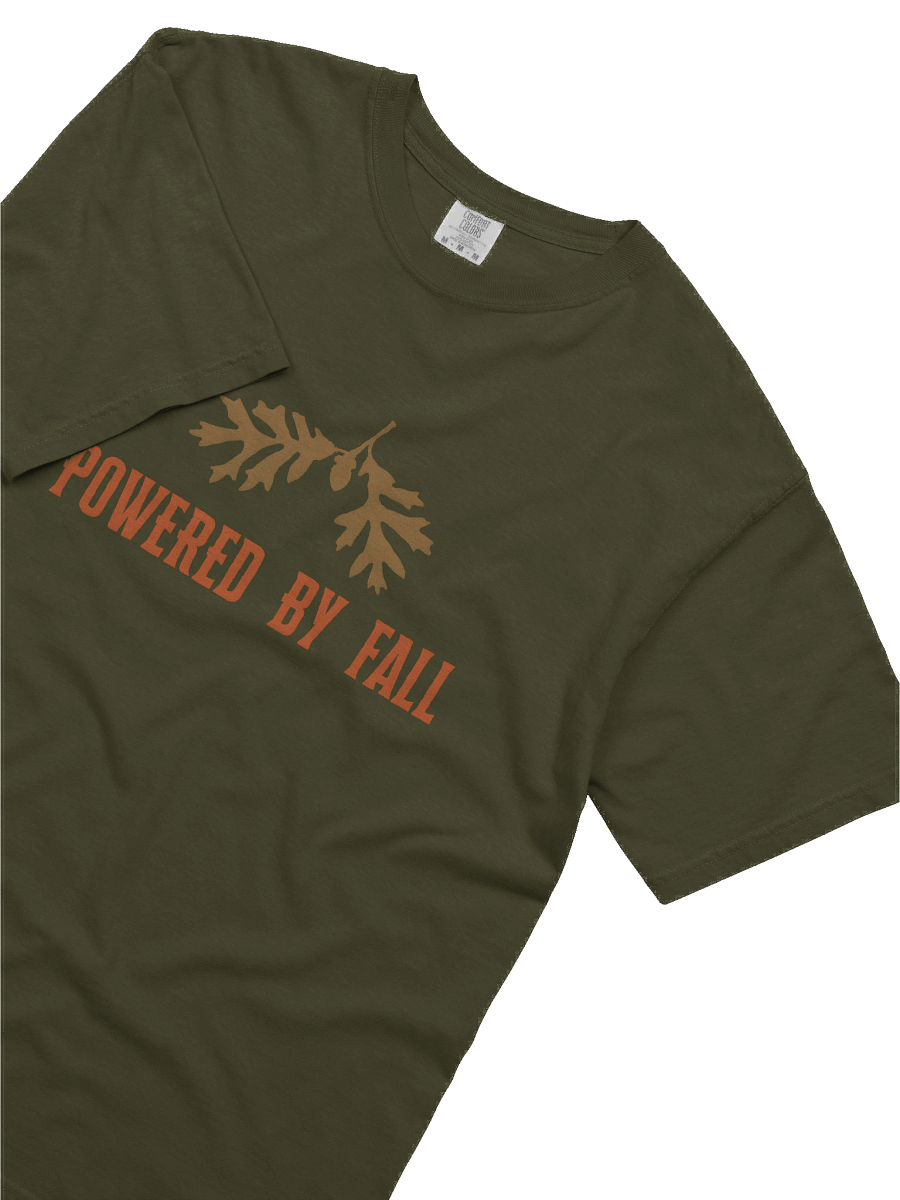 Powered by Fall T-Shirt – Cozy Autumn Graphic Tee for Pumpkin Spice Lovers product image (43)