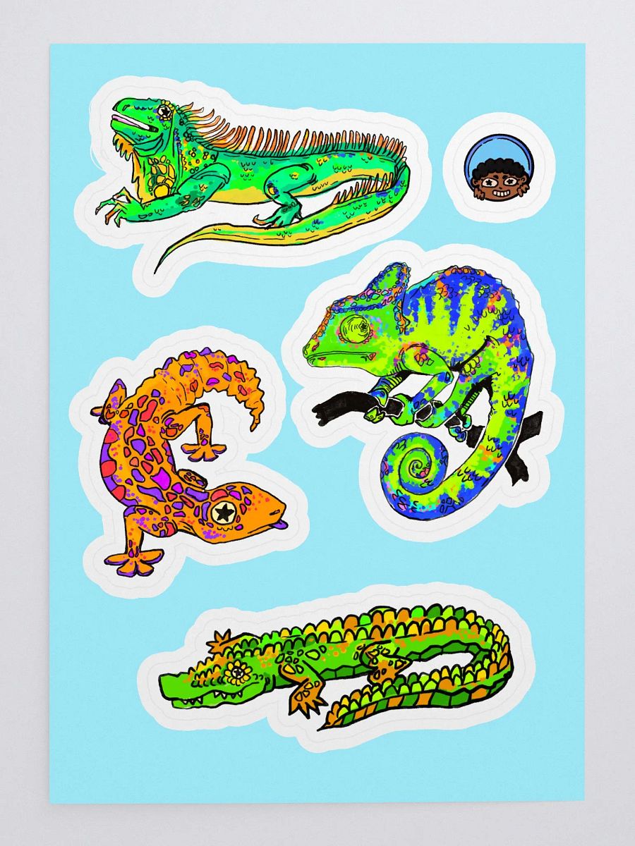 Reptiles! Sticker Sheet product image (3)