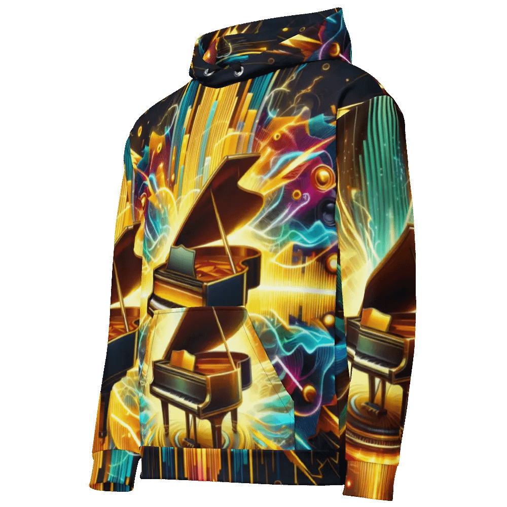 Piano Musical Instrument - All-Over Unisex Hoodie #26 product image (6)
