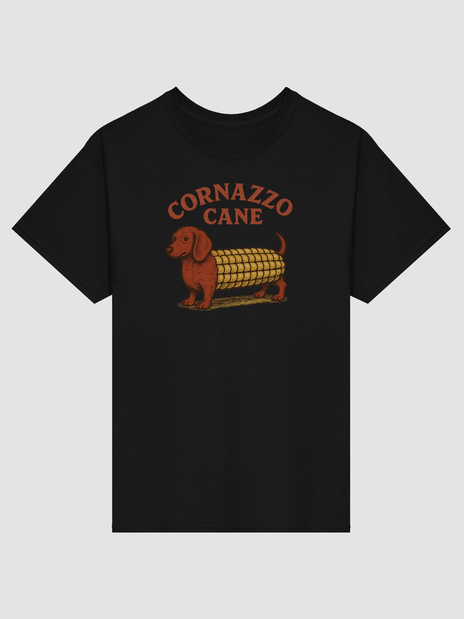 Cornazzo Cane Vintage Style Corn Dog T-Shirt product image (6)