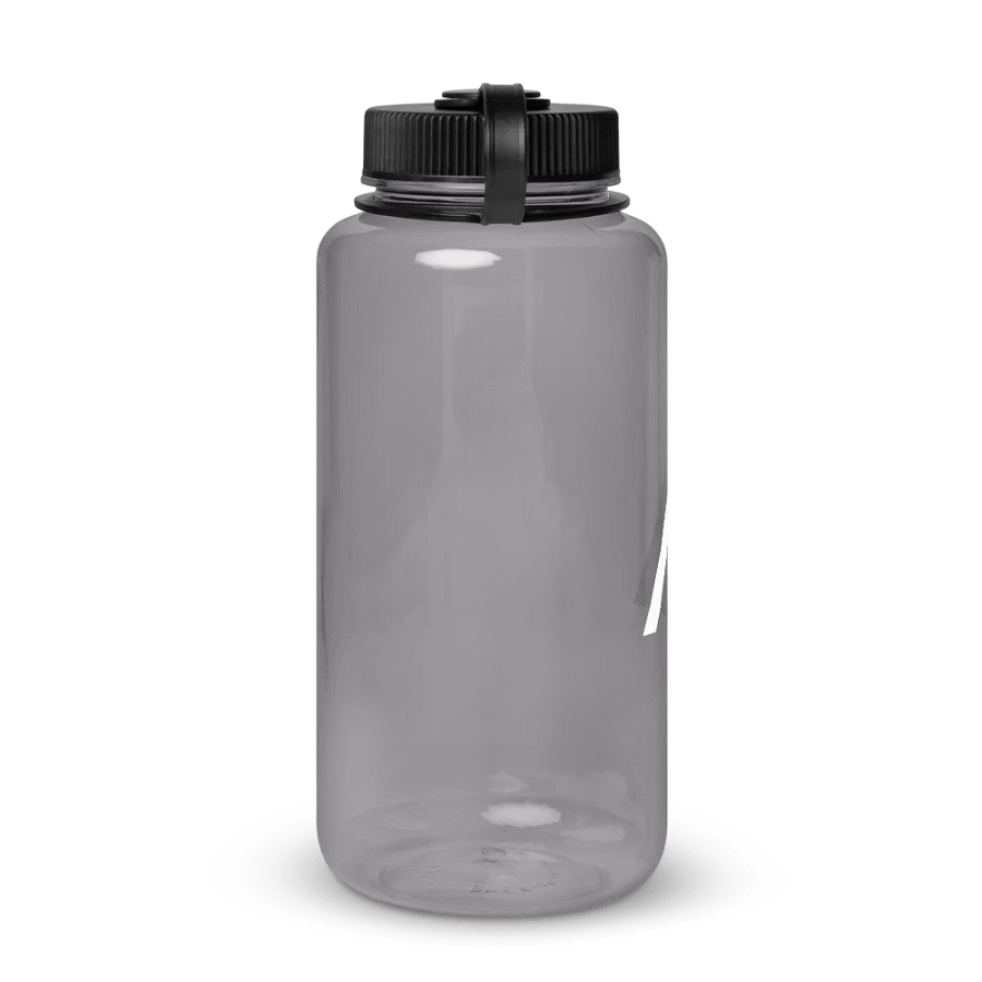 Wide Mouth Plastic Water Bottle - Charcoal product image (4)