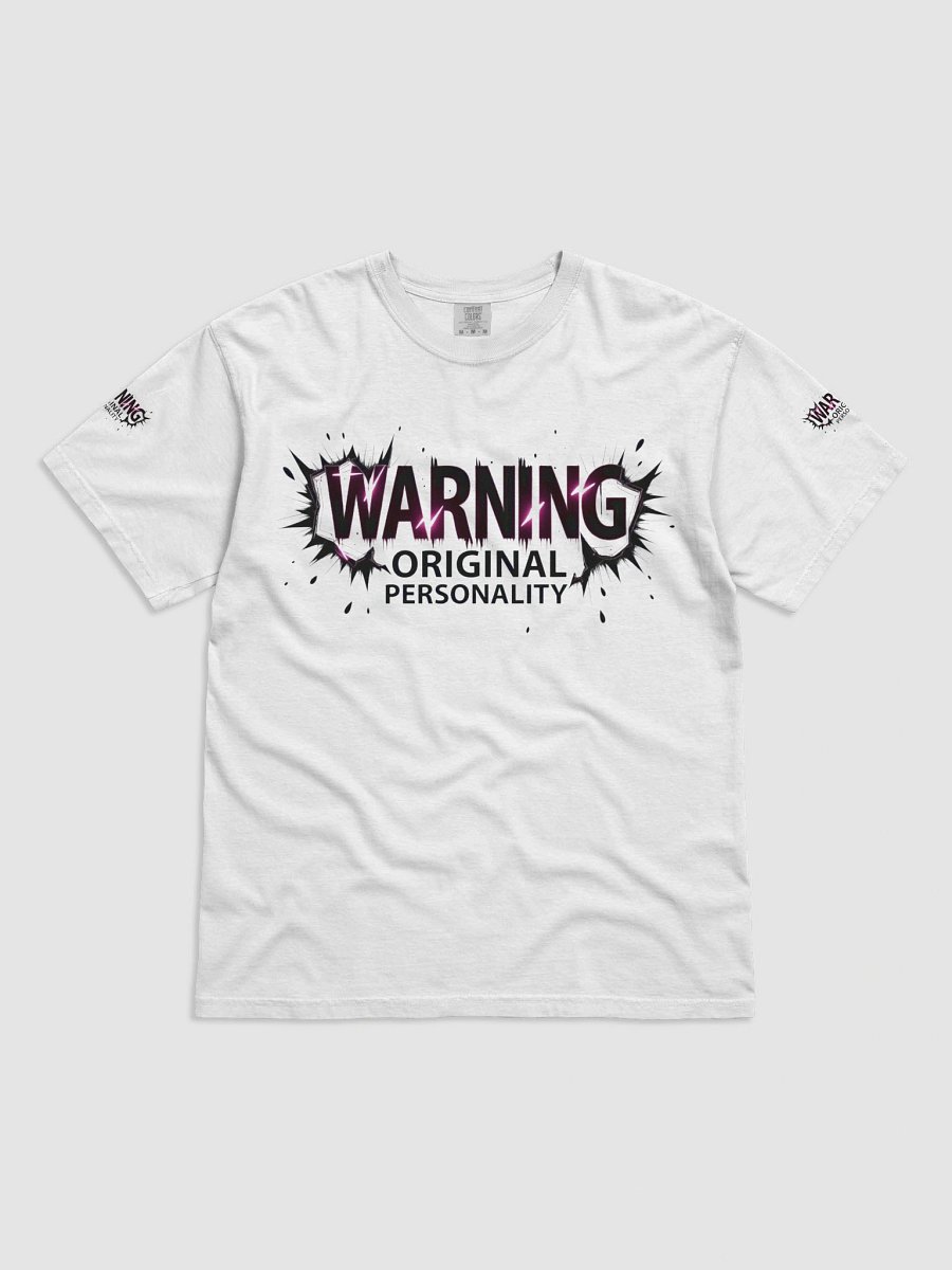 Warning Original Personality Cotton T-Shirt - Warning Original Personality product image (96)