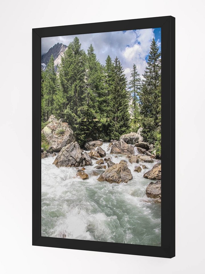 Print Fine Art - Rushing Waters at Lavachey – Mont Blanc, France product image (4)