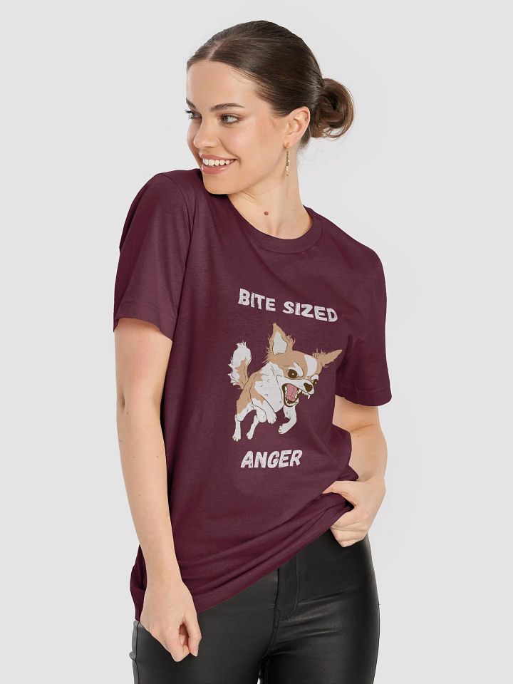 Chihuahua Tee, Angry Dog Shirt, Bite Sized Anger Top, Pet Lover Gift, Animal Graphic Tshirt product image (1)