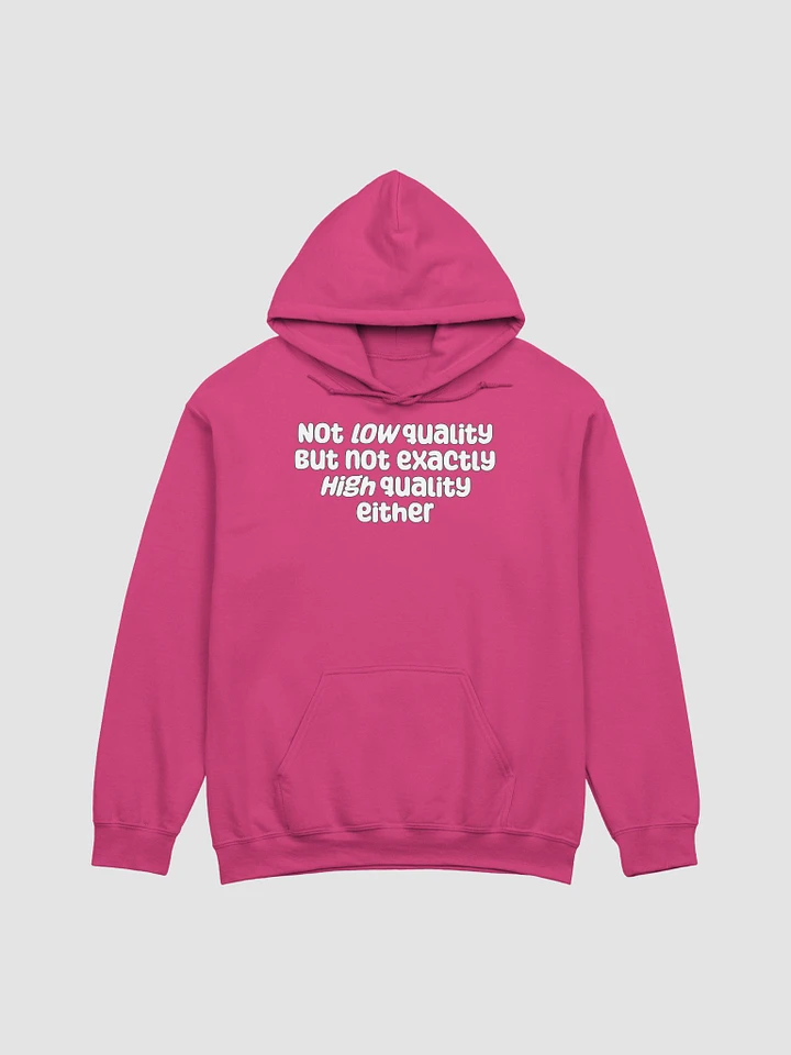 Not Low Quality Unisex Hoodie - bold colours product image (4)