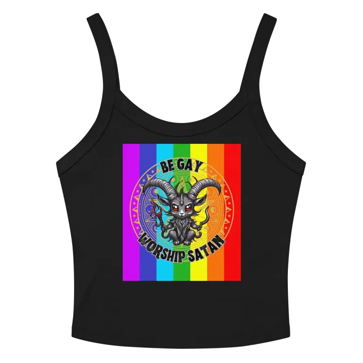 Be Gay Worship Satan Tank product image (2)