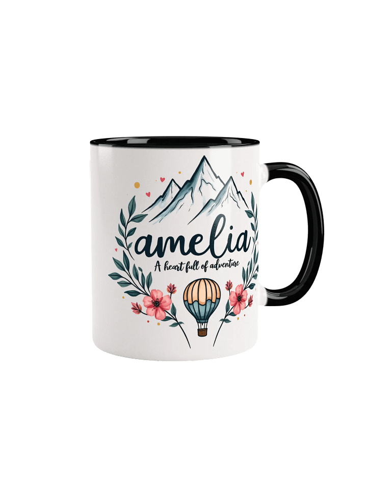 Amelia: A Heart Full of Adventure – The Perfect Personalized Mug for Dreamers product image (1)
