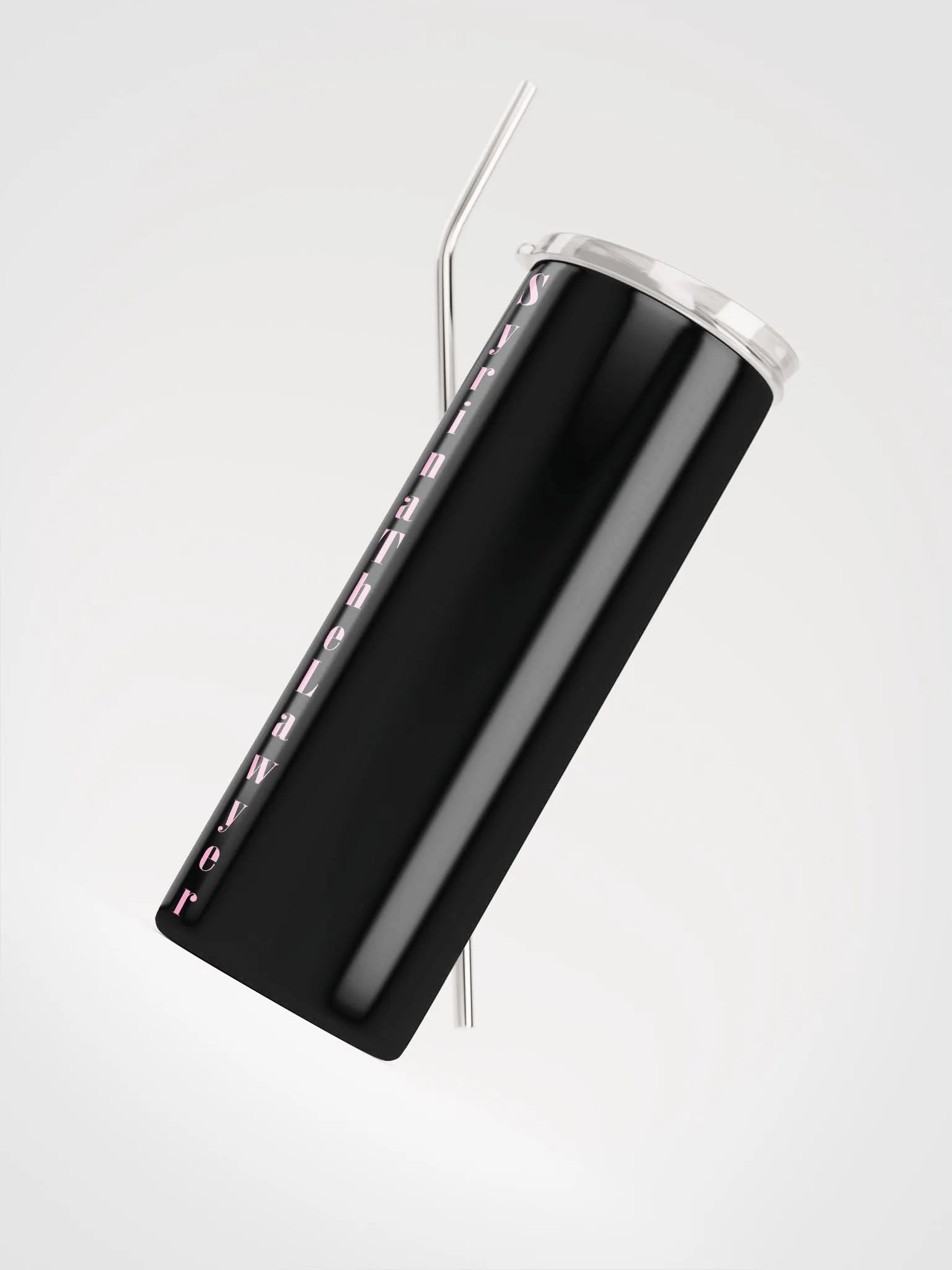 Classic Logo Tumbler (with reusable straw!) product image (4)