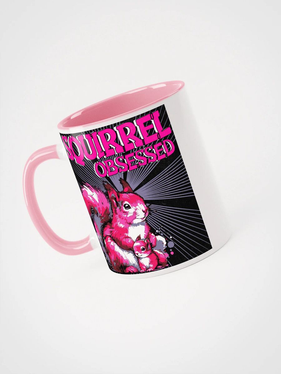 Playful Squirrel Obsessed Ceramic Mug product image (3)