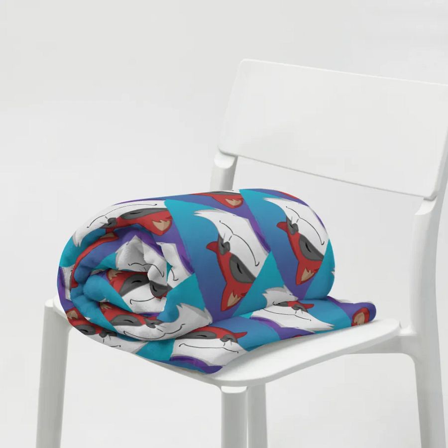 Red Trash Panda Love Blanket product image (19)