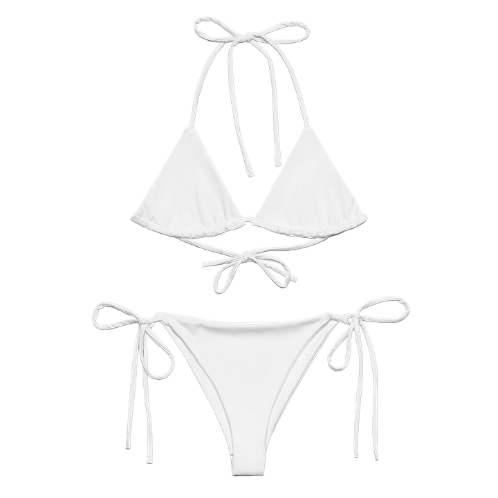 White Wealthy Paid™ Two-Piece Bikini product image (2)