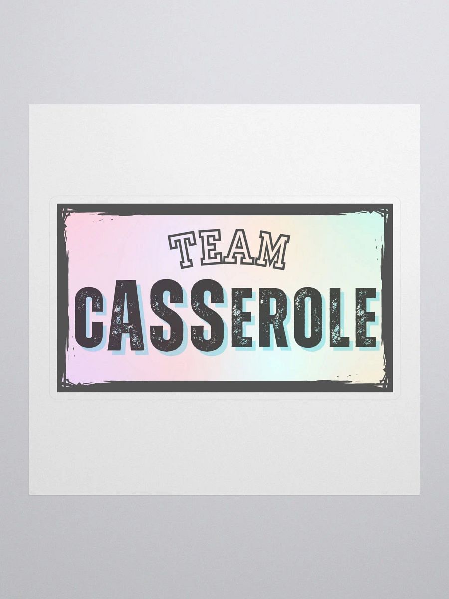 Casserole Vinyl Sticker product image (1)