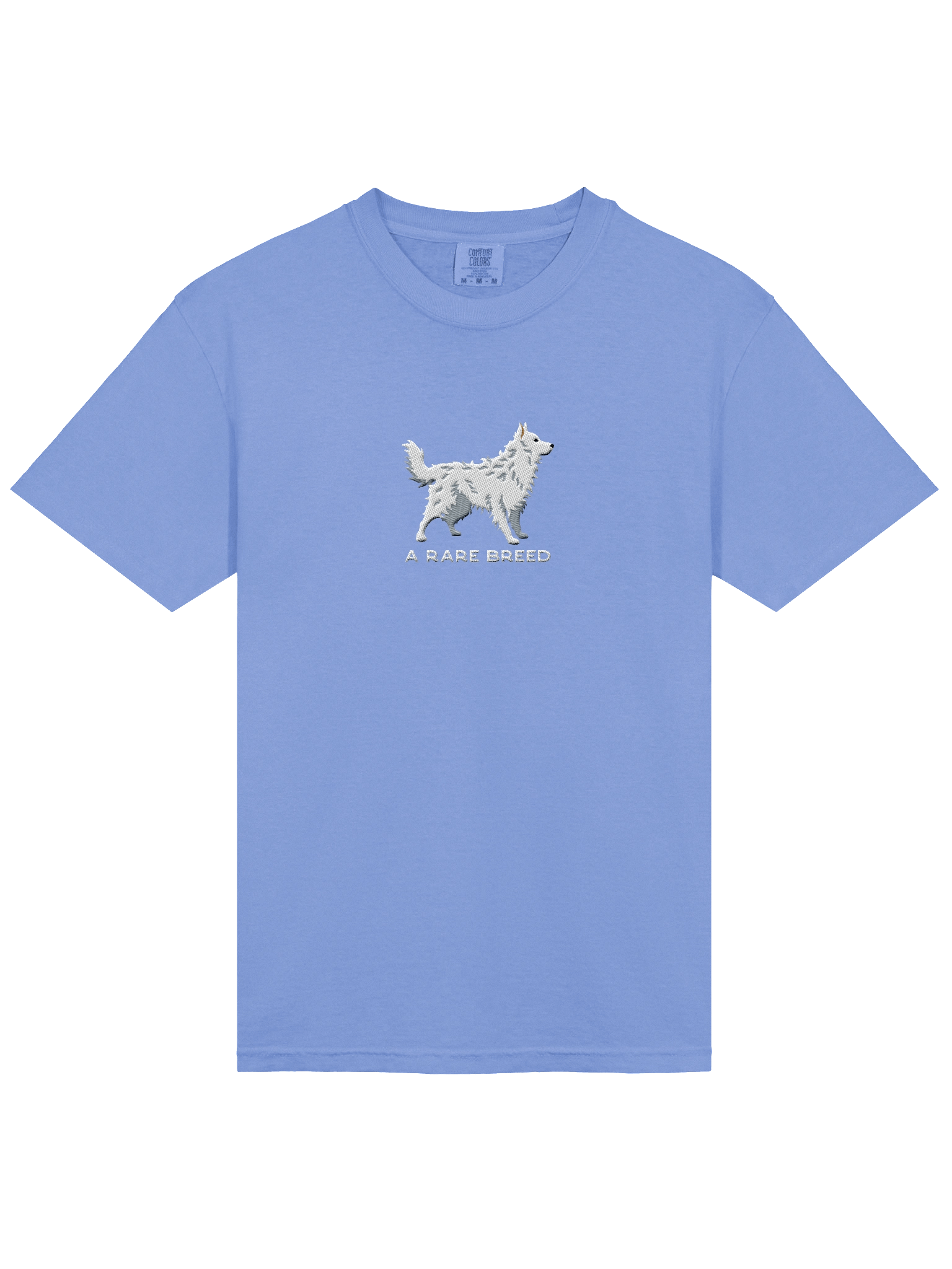 A Rare Breed T-Shirt(Embroidered) of a Hungarian Mudi(White) product image (43)