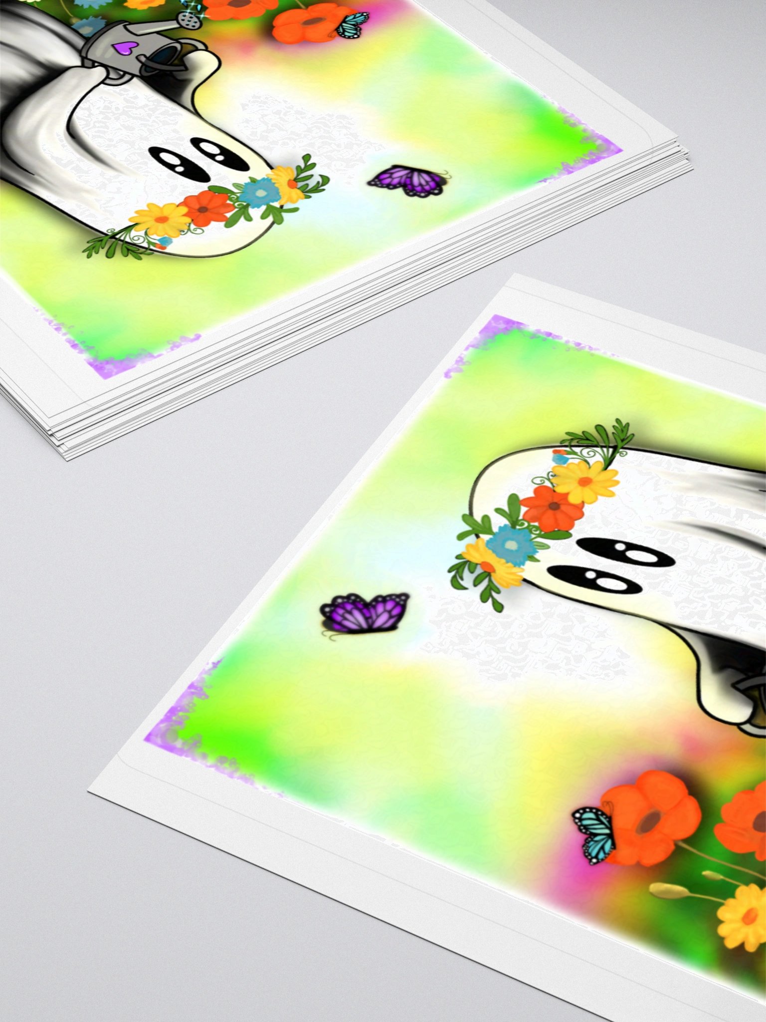 Keeper of the Forgotten - Flower Ghost Sticker product image (3)