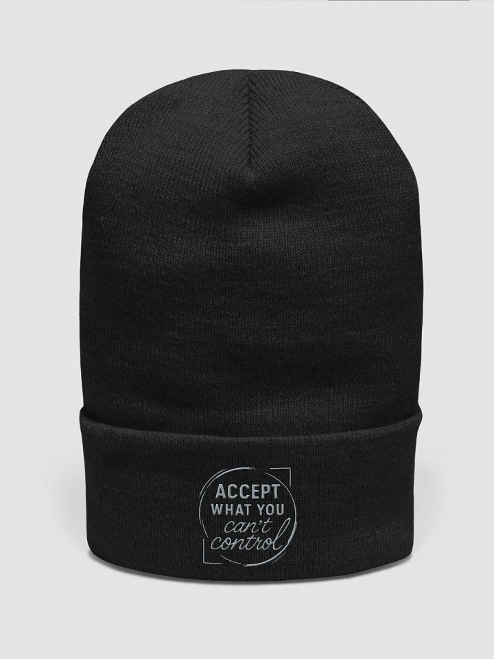 Unlock Inner Peace and Strength with Sandra Bullock’s Inspired Quote:  Accept What You Can’t Control — Wear It Proudly on Our Exclusive Beanie product image (1)