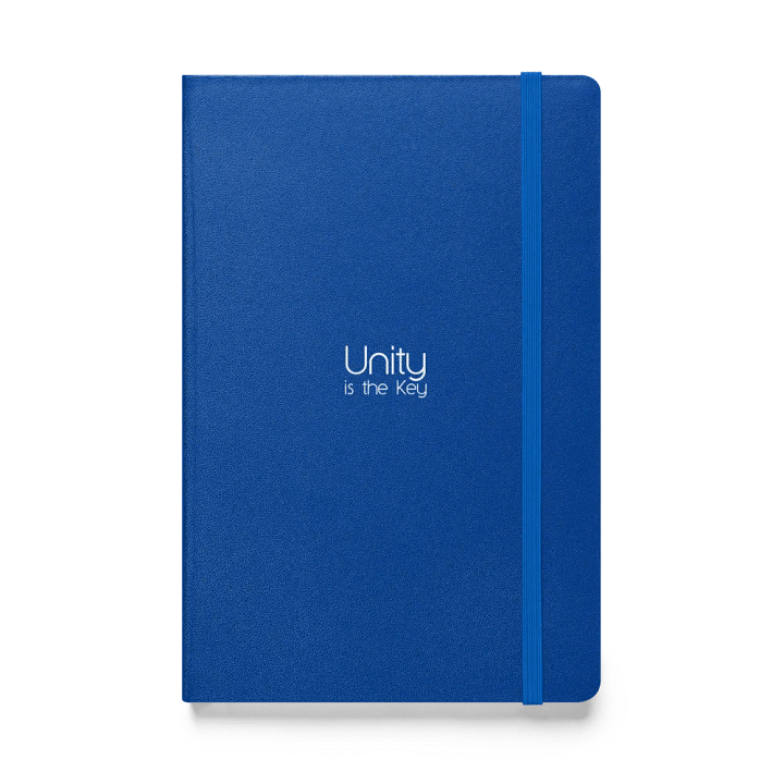 Carnet UNITY IS THE KEY sigle blanc product image (2)