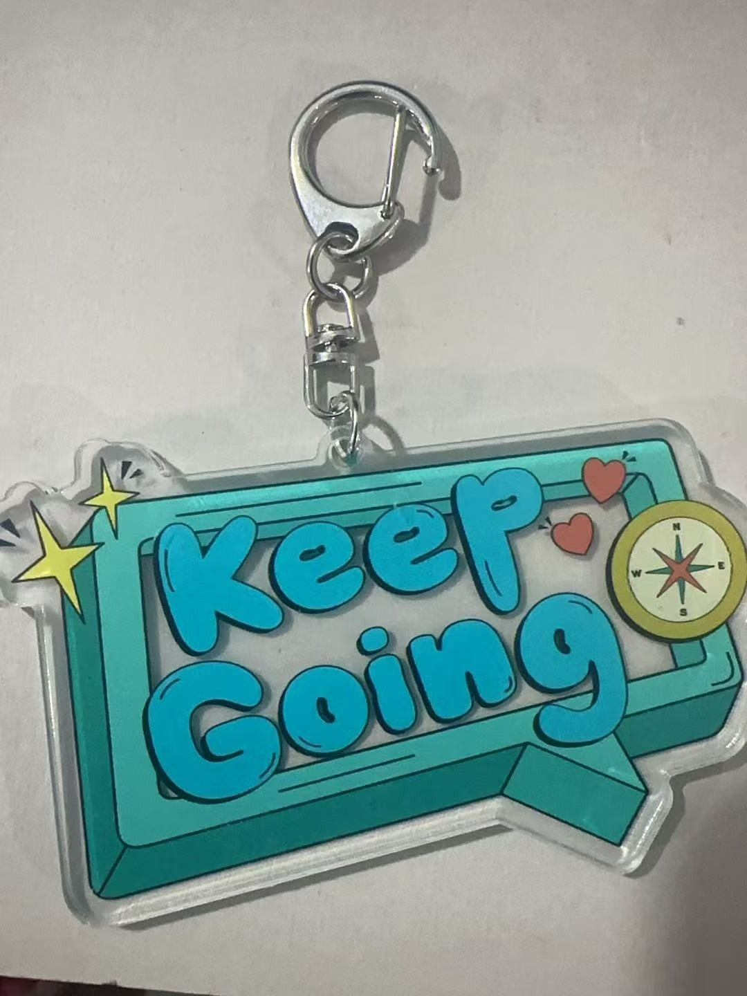 keep going ♡ acrylic keychain [PRE ORDER] product image (6)