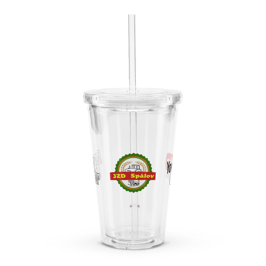 Průhledný plastový pohárek s dvojitou stěnou Spálov product image (1)