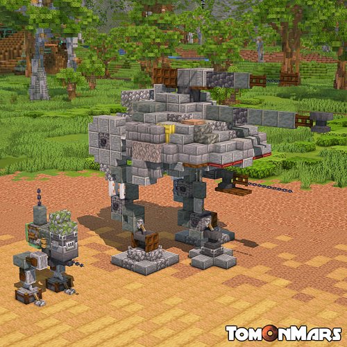 AT-AP + AT-RT Minecraft Star Wars design (1:1 + interior)

Built on The Bakery @bakery_builders
Server IP: play.bakery.builde...
