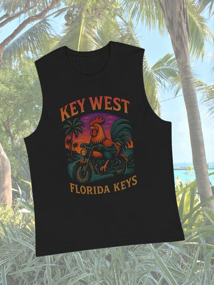 Key West Rider Rooster Men's Tank Top product image (1)