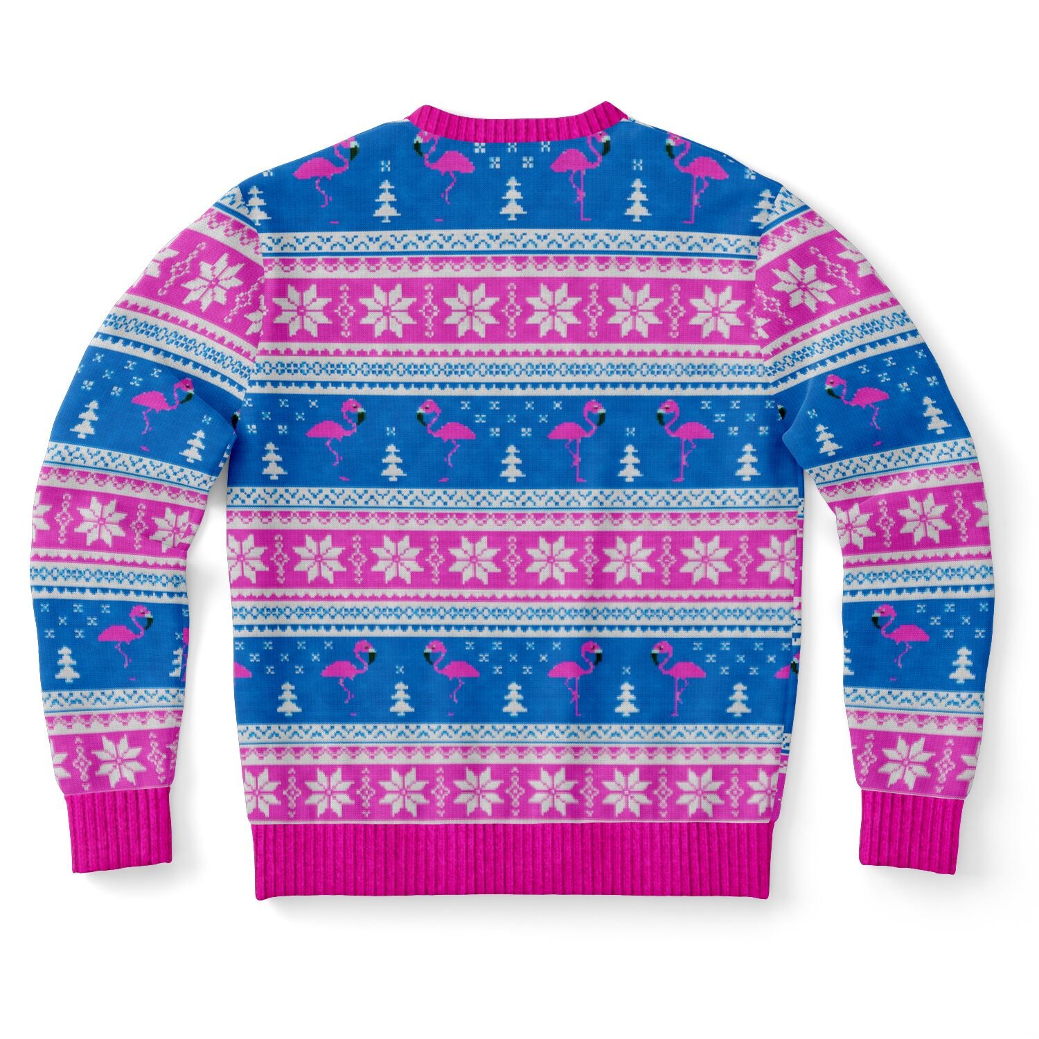 "Fa La La La Mingo" Christmas Sweatshirt | Funny Flamingo Santa Pool Float | Tropical Holiday Sweater | Beach Christmas Winter Outfit product image (10)