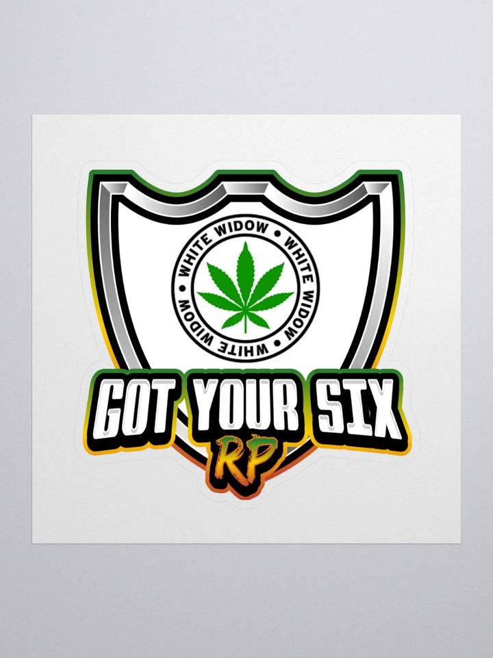 White Widow GYSRP Kiss Cut Sticker product image (1)