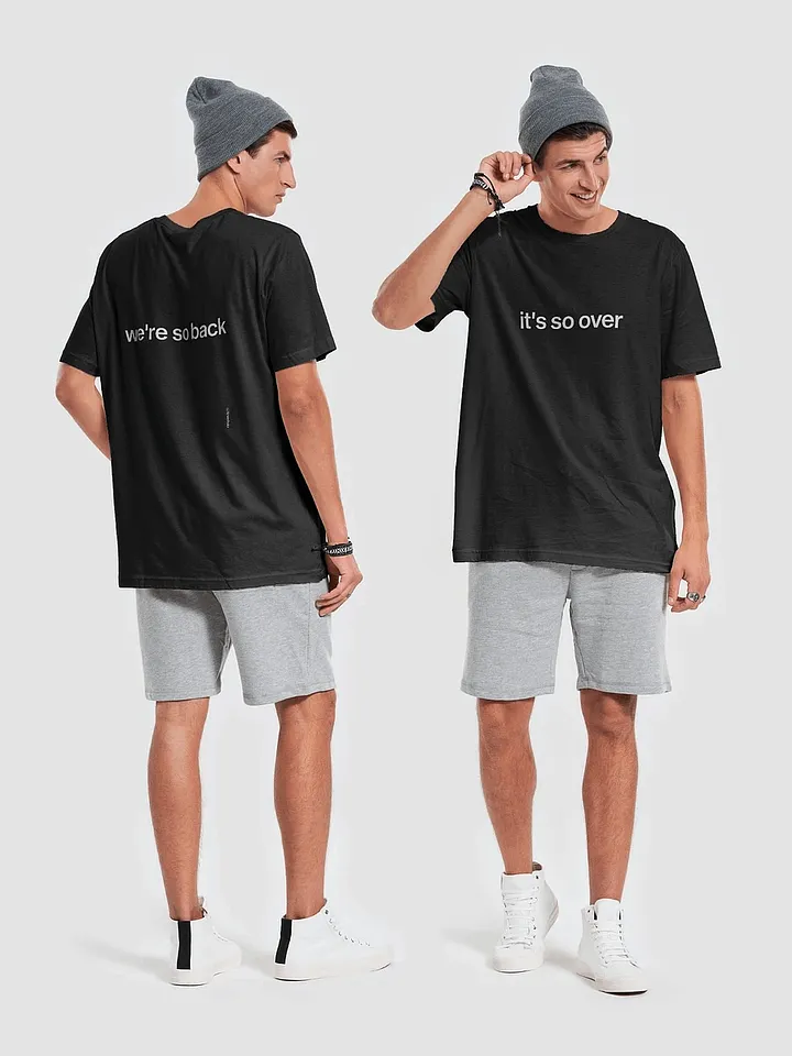 we're so back / it's so over - 100% cotton product image (6)