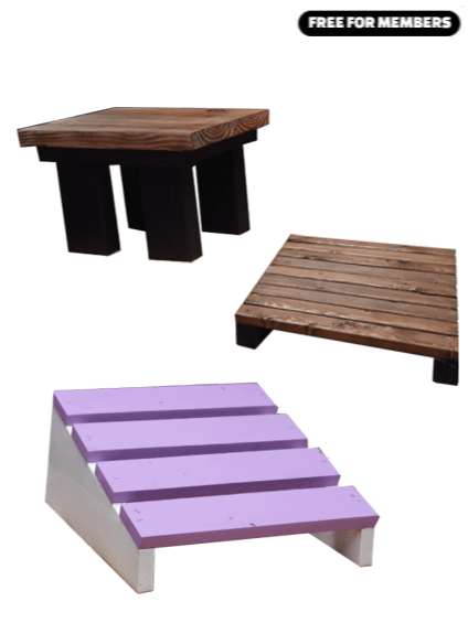 [Build Plans] 3 Footstools For Less Than $10 product image (1)