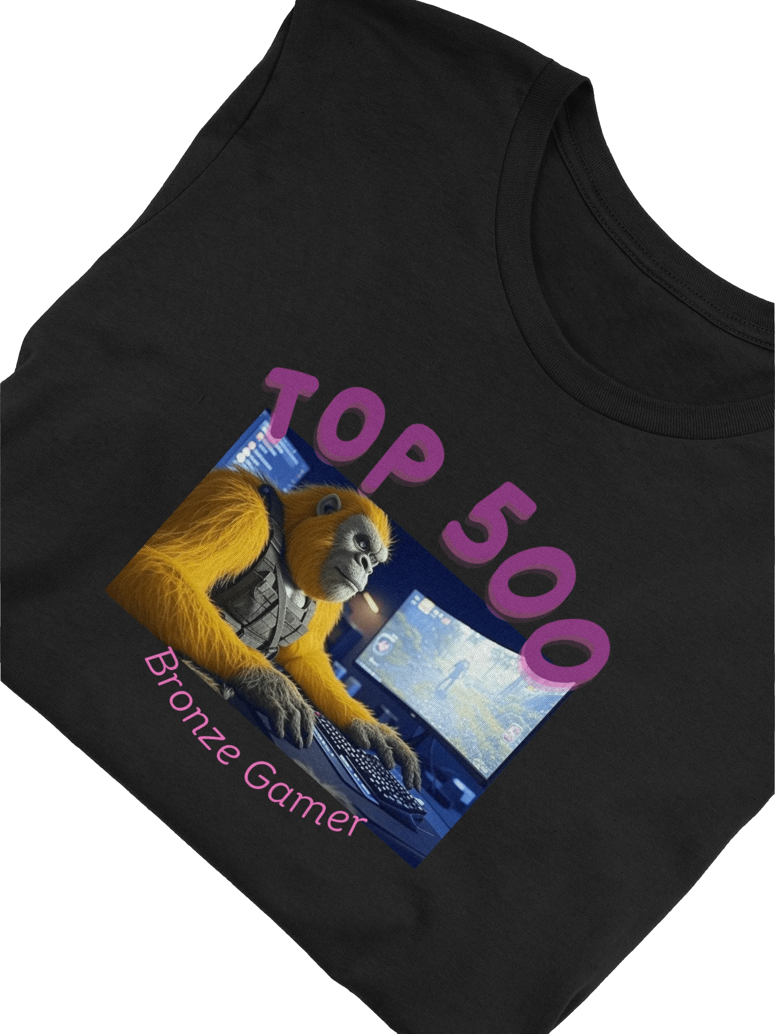 Top 500 Bronze Parody Gamer Yeti T-Shirt product image (5)