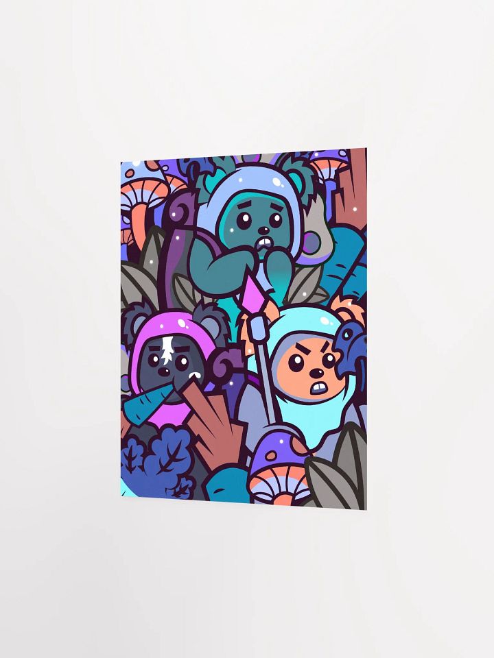 Night Bear Garden Poster Print product image (10)