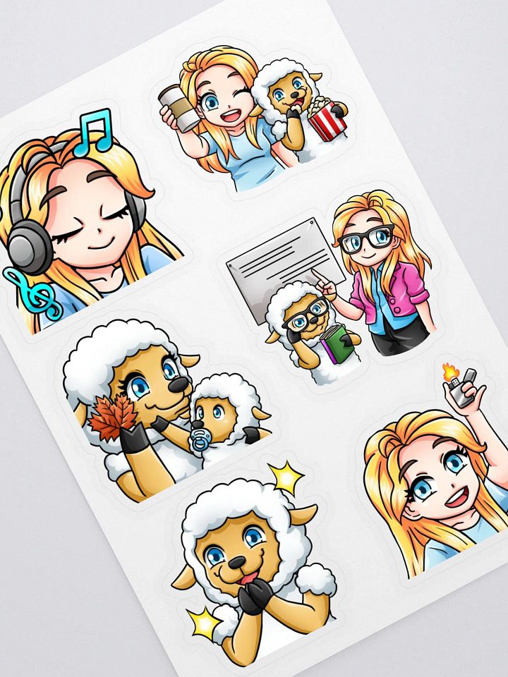 Melissa Emote Stickers Set 5 product image (1)