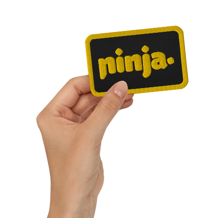 Ninja Patch: Black and Yellow product image (2)