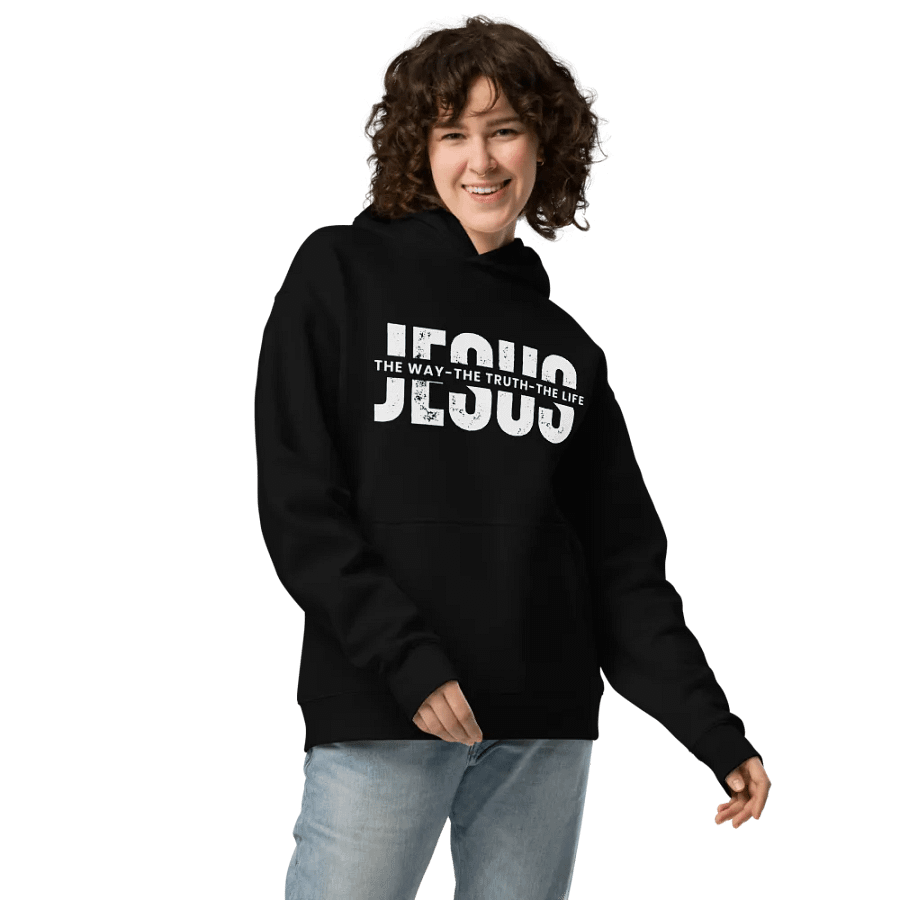 Jesus the way, the truth and the life Unisex Oversize Hoodie product image (3)