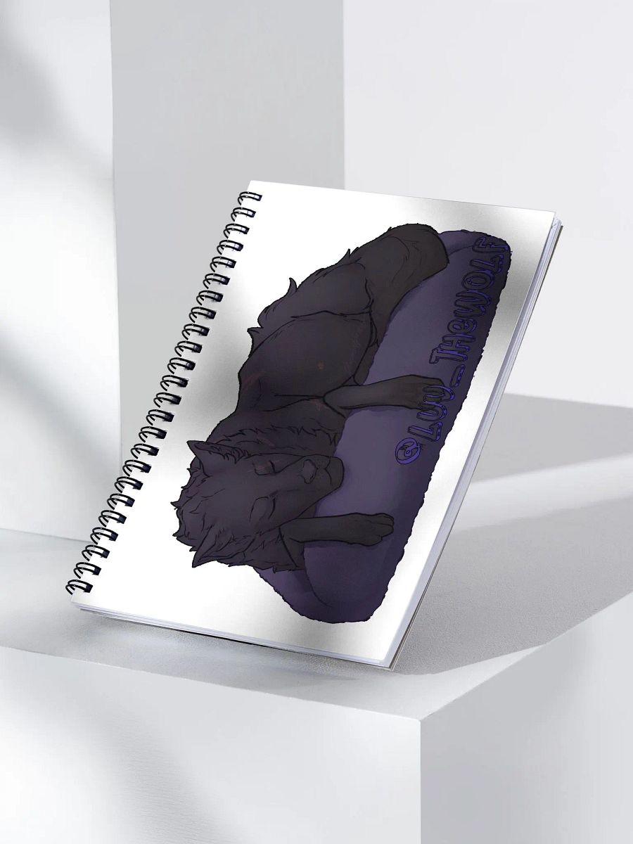 "The Slumbering Wolf" Notebook product image (3)
