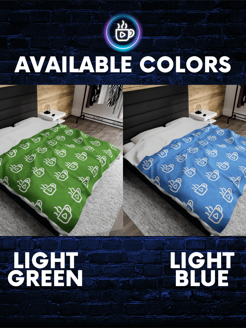Mugshotz Reacts Cozy Blanket - Official Channel Throw As Seen On Screen | Soft Velveteen Fandom Comfort in 3 Sizes product image (5)